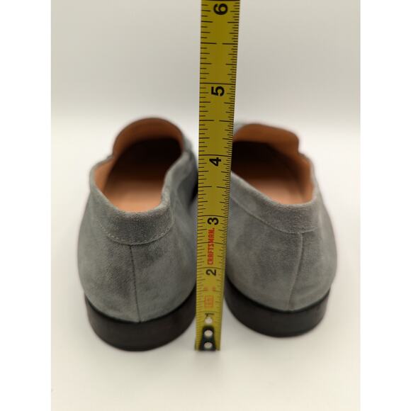 J Crew | Slate Green Winona Suede Loafers | Size 8.5 - Picture 8 of 12